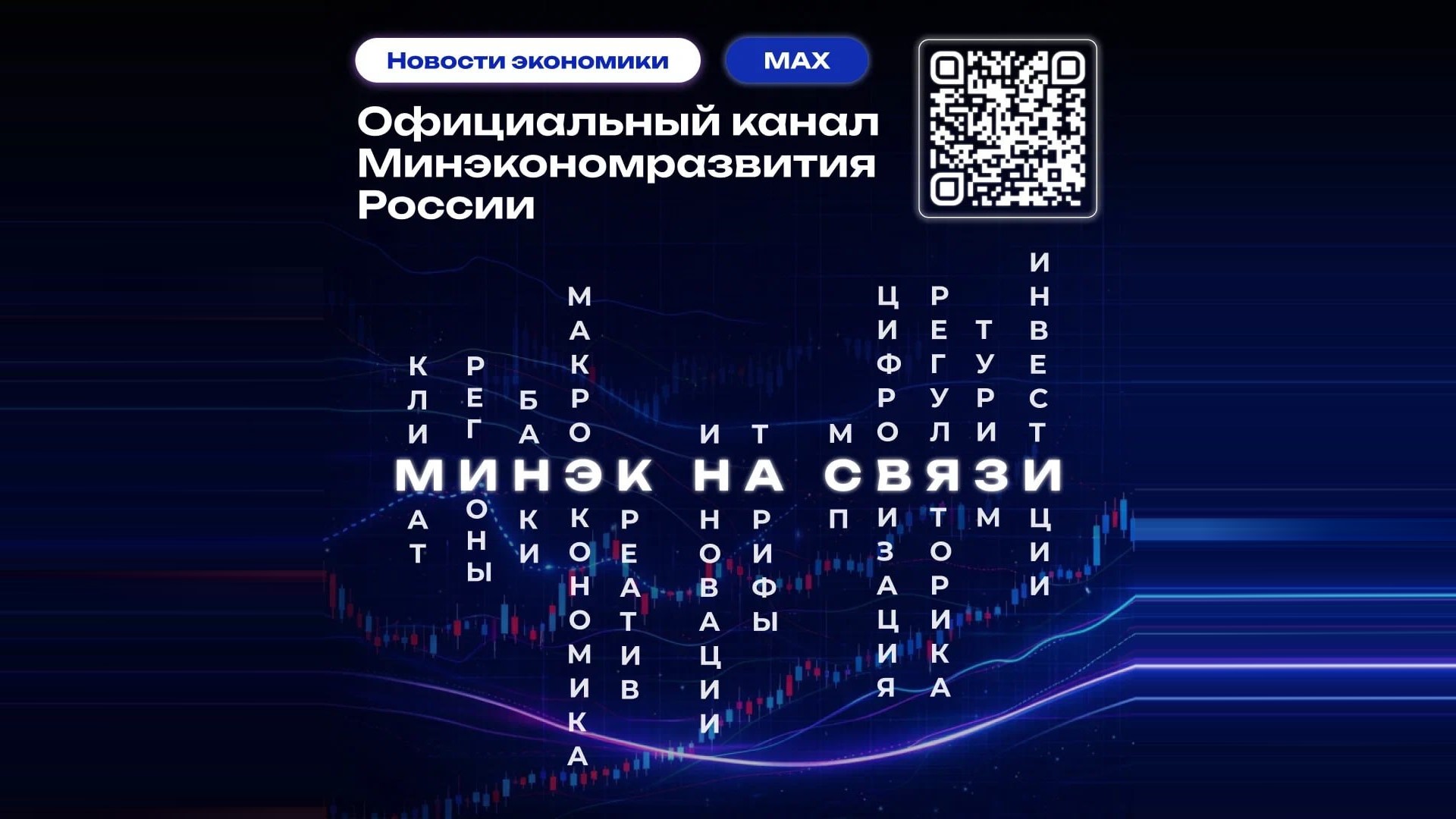 Официальный канал Минэкономразвития России создан в Макс