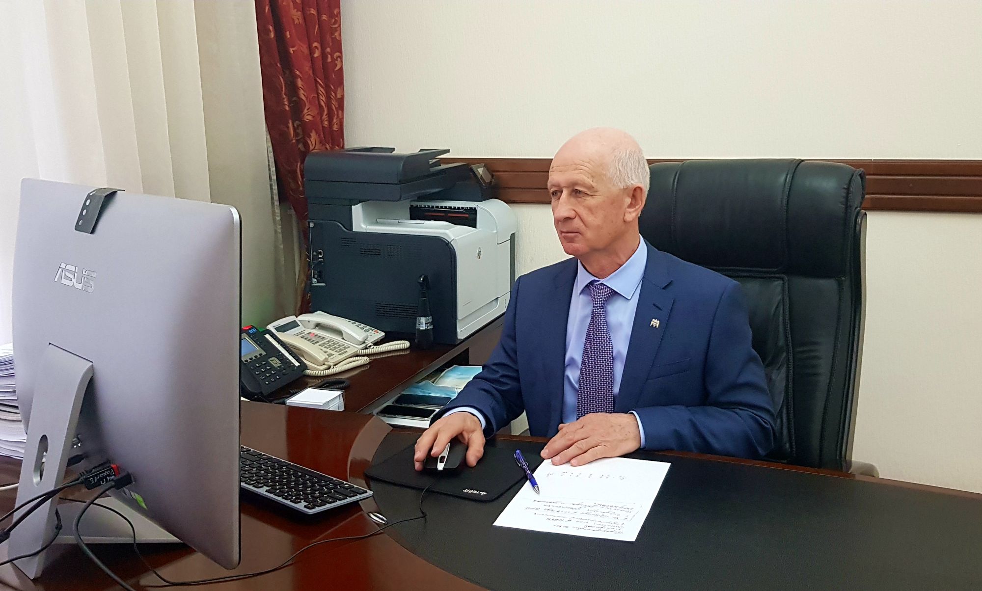 Борис Рахаев принял участие в Красноярском экономическом форуме в режиме онлайн
